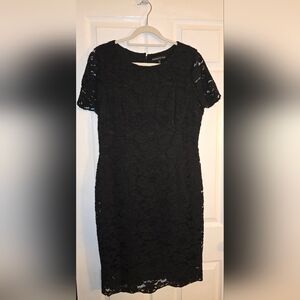 Preston & York Black Lace Mini Dress